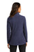 Port Authority L151 Womens Accord Microfleece Full Zip Jacket Navy Blue Back
