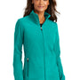 Port Authority Womens Accord Pill Resistant Microfleece Full Zip Jacket - Teal Blue
