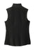 Port Authority L152 Womens Accord Microfleece Full Zip Vest Black Flat Back