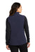 Port Authority L152 Womens Accord Microfleece Full Zip Vest Navy Blue Back