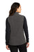 Port Authority L152 Womens Accord Microfleece Full Zip Vest Pewter Grey Back