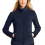 Port Authority Womens Ultra Warm Brushed Fleece Full Zip Jacket - Insignia Blue/River Navy Blue