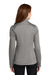 Port Authority Womens Diamond Fleece Full Zip Jacket Heather Gusty Grey Side