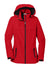 Port Authority L333 Womens Torrent Waterproof Full Zip Hooded Jacket Deep Red Flat Front