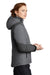 Port Authority Womens Tech Waterproof Full Zip Hooded Jacket Shadow Grey/Storm Grey Side