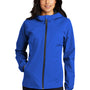 Port Authority Womens Essential Waterproof Full Zip Hooded Rain Jacket - True Royal Blue