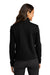 Port Authority L422 Womens Network Fleece Full Zip Jacket Deep Black Back
