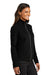 Port Authority L422 Womens Network Fleece Full Zip Jacket Deep Black Side