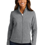 Port Authority Womens Network Fleece Full Zip Jacket - Heather Grey