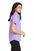 Port Authority L508 Womens Easy Care Wrinkle Resistant Short Sleeve Button Down Shirt Bright Lavender Purple Side
