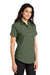 Port Authority L508 Womens Easy Care Wrinkle Resistant Short Sleeve Button Down Shirt Clover Green 3Q