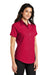 Port Authority L508 Womens Easy Care Wrinkle Resistant Short Sleeve Button Down Shirt Red 3Q
