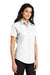 Port Authority L508 Womens Easy Care Wrinkle Resistant Short Sleeve Button Down Shirt White 3Q
