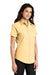 Port Authority L508 Womens Easy Care Wrinkle Resistant Short Sleeve Button Down Shirt Yellow 3Q