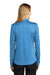 Port Authority Womens Silk Touch Performance Moisture Wicking Long Sleeve Polo Shirt Carolina Blue Side