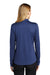 Port Authority Womens Silk Touch Performance Moisture Wicking Long Sleeve Polo Shirt Royal Blue Side