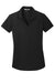 Port Authority L572 Womens Dry Zone Moisture Wicking Short Sleeve Polo Shirt Black Flat Front