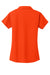 Port Authority L572 Womens Dry Zone Moisture Wicking Short Sleeve Polo Shirt Autumn Orange Flat Back