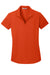Port Authority L572 Womens Dry Zone Moisture Wicking Short Sleeve Polo Shirt Autumn Orange Flat Front