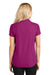 Port Authority L572 Womens Dry Zone Moisture Wicking Short Sleeve Polo Shirt Magenta Purple Back