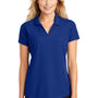 Port Authority Womens Dry Zone Moisture Wicking Short Sleeve Polo Shirt - True Royal Blue