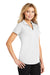 Port Authority L572 Womens Dry Zone Moisture Wicking Short Sleeve Polo Shirt White 3Q