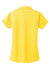 Port Authority L572 Womens Dry Zone Moisture Wicking Short Sleeve Polo Shirt Yellow Flat Back