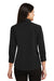 Port Authority L612 Womens Easy Care Wrinkle Resistant 3/4 Sleeve Button Down Shirt Black Back