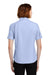 Port Authority L659 Womens SuperPro Oxford Wrinkle Resistant Short Sleeve Button Down Shirt w/ Pocket Oxford Blue Back