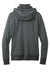 Port Authority L814 Womens Smooth Fleece Full Zip Hooded Jacket Graphite Grey Flat Back