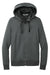 Port Authority L814 Womens Smooth Fleece Full Zip Hooded Jacket Graphite Grey Flat Front