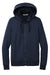 Port Authority L814 Womens Smooth Fleece Full Zip Hooded Jacket River Navy Blue Flat Front
