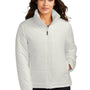 Port Authority Womens Water Resistant Full Zip Puffer Jacket - Marshmallow White