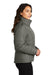 Port Authority L852 Womens Full Zip Puffer Jacket Shadow Grey Side