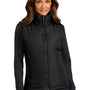 Port Authority Womens Water Resistant Full Zip Puffer Vest - Deep Black