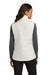 Port Authority L853 Womens Full Zip Puffer Vest Marshmallow White Back