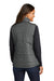 Port Authority L853 Womens Full Zip Puffer Vest Shadow Grey Back