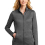 Port Authority Womens Collective Striated Fleece Full Zip Jacket - Heather Sterling Grey