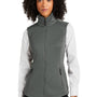 Port Authority Womens Collective Smooth Fleece Full Zip Vest - Graphite Grey