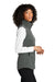 Port Authority L906 Collective Smooth Fleece Full Zip Vest Graphite Grey Side