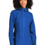 Port Authority Womens Collective Tech Waterproof Full Zip Outer Shell Hooded Jacket - True Royal Blue