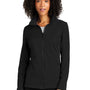 Port Authority Womens Collective Tech Waterproof Full Zip Soft Shell Jacket - Deep Black