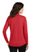 Port Authority LK112 Womens Dry Zone UV Micro Mesh 1/4 Zip Sweatshirt Rich Red Back