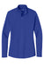 Port Authority LK112 Womens Dry Zone UV Micro Mesh 1/4 Zip Sweatshirt True Royal Blue Flat Front