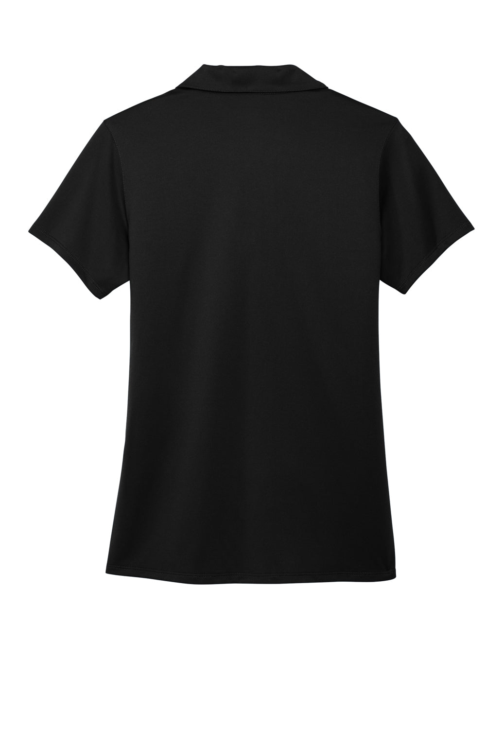 Port Authority LK398 Performance Staff Short Sleeve Polo Shirt Black Flat Back