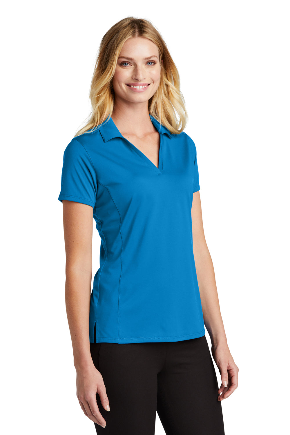 Port Authority LK398 Performance Staff Short Sleeve Polo Shirt Brilliant Blue 3Q