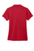Port Authority LK398 Performance Staff Short Sleeve Polo Shirt Engine Red Flat Back