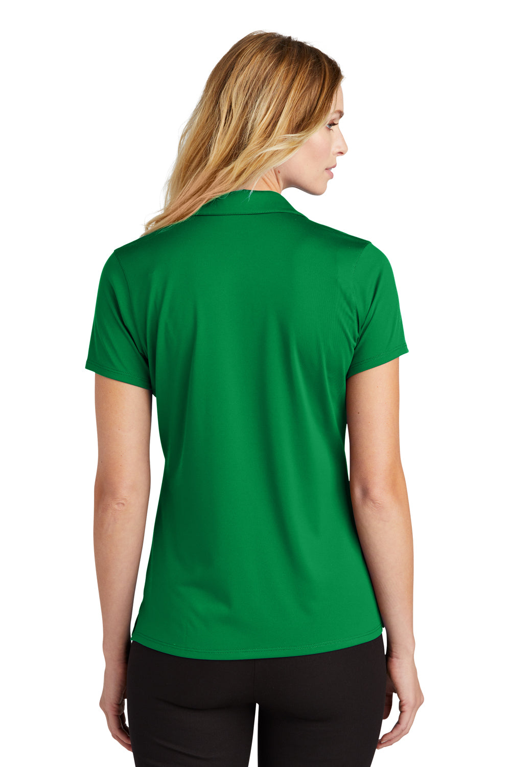 Port Authority LK398 Performance Staff Short Sleeve Polo Shirt Spring Green Back