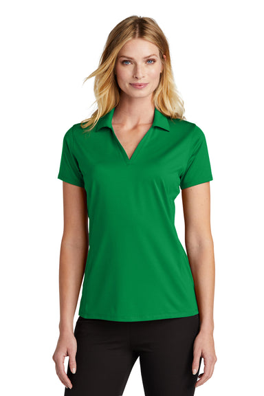 Port Authority LK398 Performance Staff Short Sleeve Polo Shirt Spring Green Front