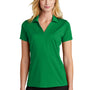Port Authority Womens Staff Performance Moisture Wicking Short Sleeve Polo Shirt - Spring Green